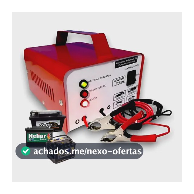 Carregador De Bateria 12v Até 300amperes Cf5 Inteligente