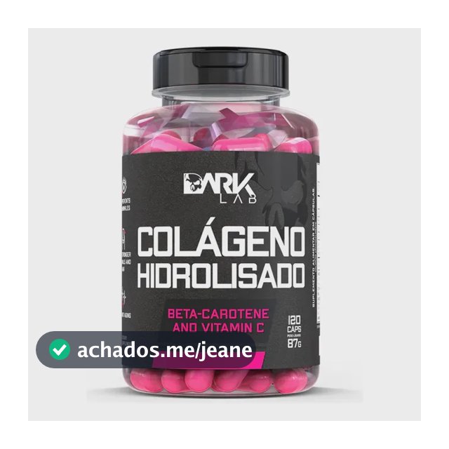 Colágeno Dark Lab em cápsula Sem sabor de 120 un