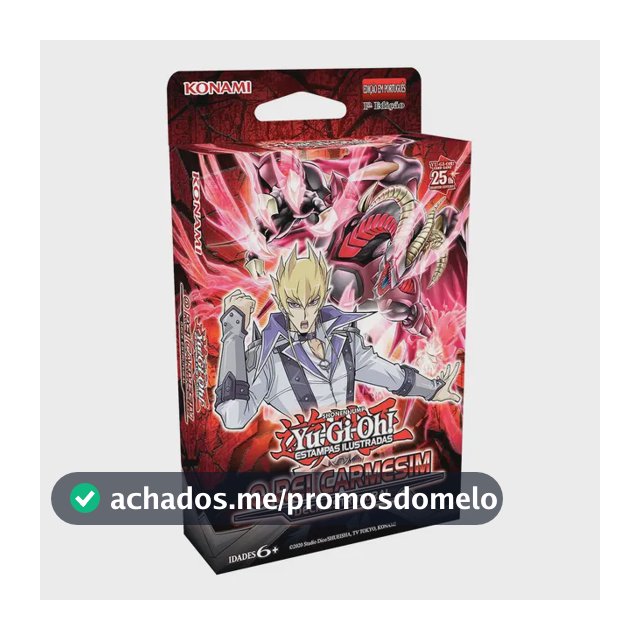 Yugioh Deck Estrutural Rei Carmesim Cartas Português Konami
