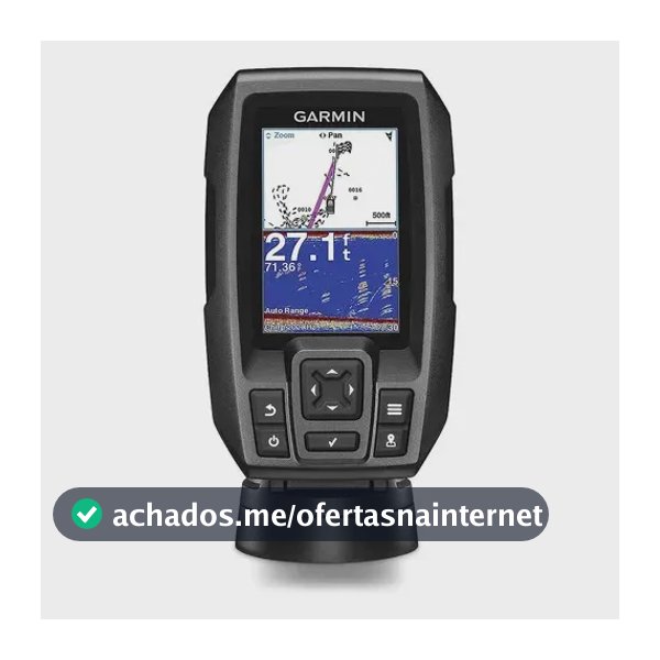 Sonar Con Gps Garmin Striker 4 Con Transdutor Dupla Frequênc Preto América Do Sul