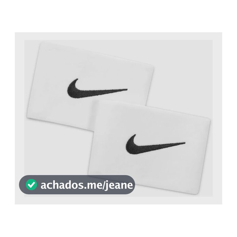 Munhequeiras Nike Guard Stay Ii Unissex Branco Único