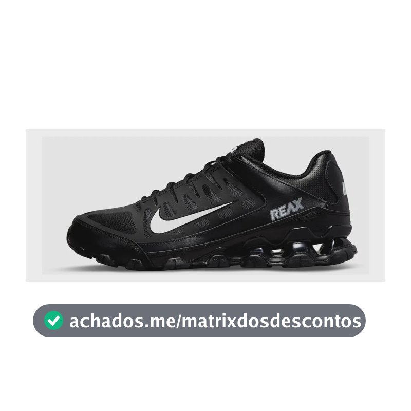 Tênis Nike Reax 8 Tr Masculino Preto/branco 43 Br