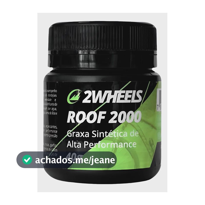 Graxa Sintética Roof 2000 Alto Desempenho 40g 2wheels
