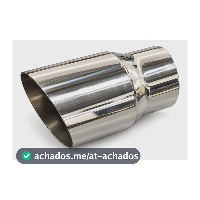 Ponteira Esportiva Escapamento Chanfrada 3 Pol Inox 304