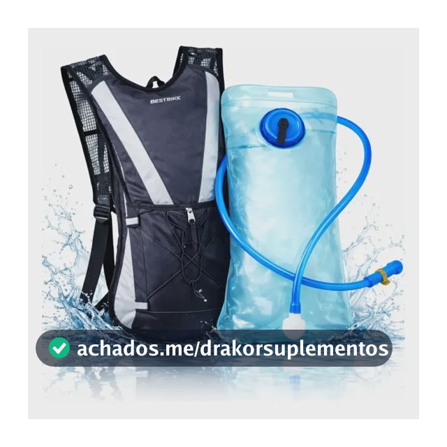 Mochila De Hidratação Bolsa De Agua Térmica 2 Litros Com Refil Incluso Bike Ciclismo Corrida Trilha Acampamento Com Válvula De Segurança Marca Bestbike