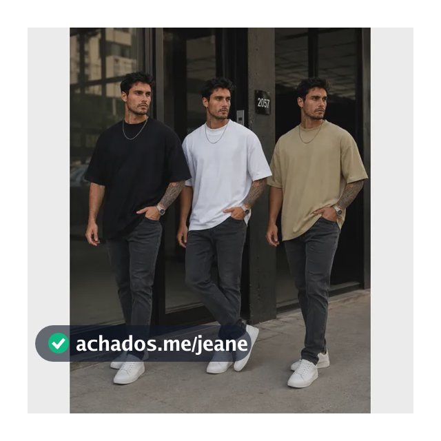 Kit 3 Camiseta Oversized Masculina Lisa Malhão 100% Algodão