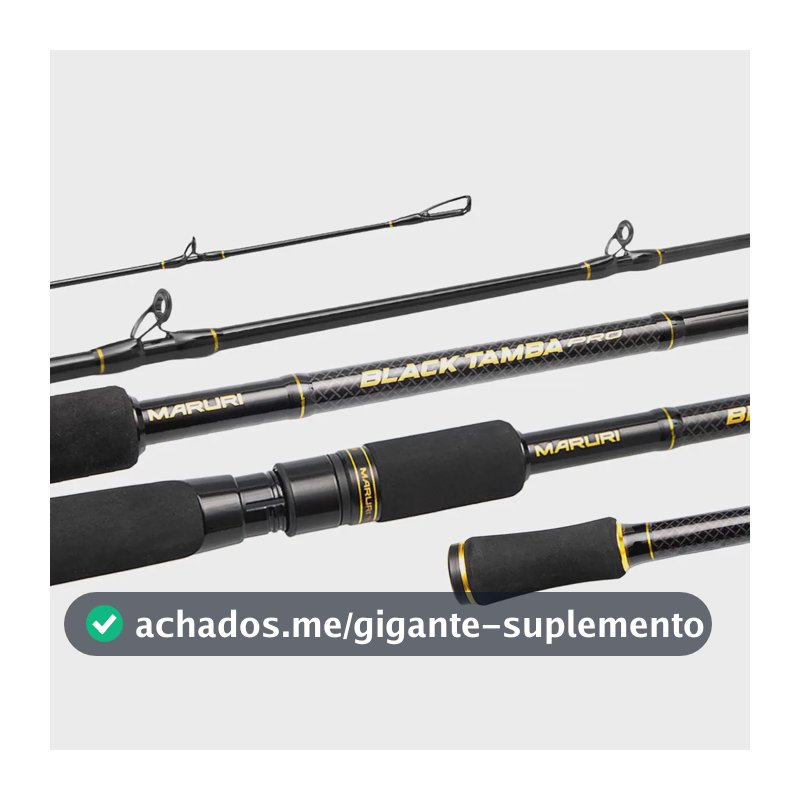 Vara Para Molinete Black Tamba Pro S902h 2,70mts 30-60lbs 2 Partes - Maruri