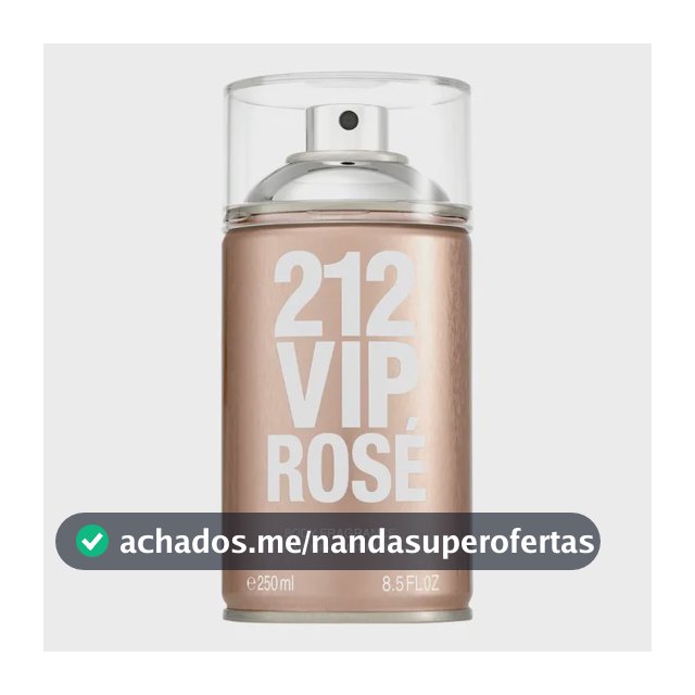 Carolina Herrera 212 Vip Rosé - Body Spray Feminino 250ml Única