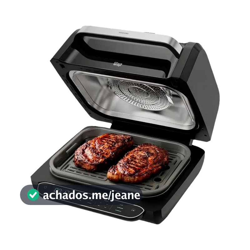 Fritadeira Elétrica Air Fryer 8 em 1 Wap Barbecue Heat Digital Wc Ab1030 127V