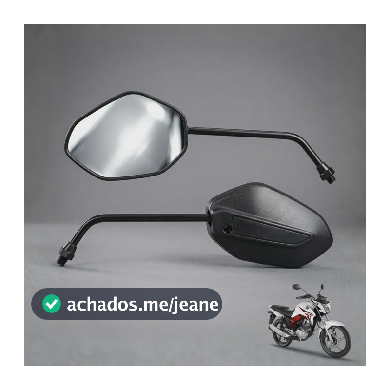 Par Retrovisor Gvs Moto Honda Cg Titan Fan 125 150 2014