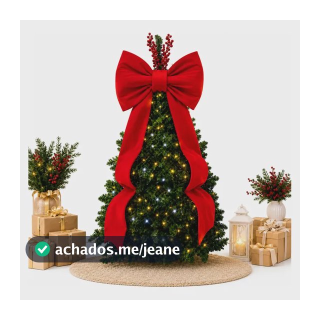 Laço Gigante 60cm Árvore Natal Enfeite  Porta Decoração