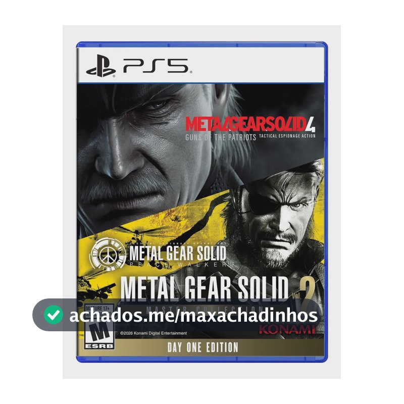 Jogo Metal Gear Solid Master Collection Vol 2 Ps5 Fisico