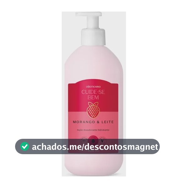 Hidratante Cuide-se Bem Morango E Leite 400ml O Boticário