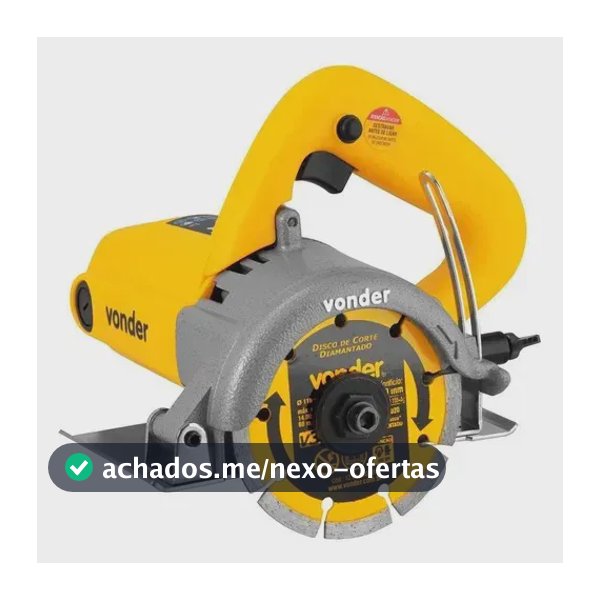 Serra Mármore Vonder Smv1300w Tipo Makita - Concreto Madeira