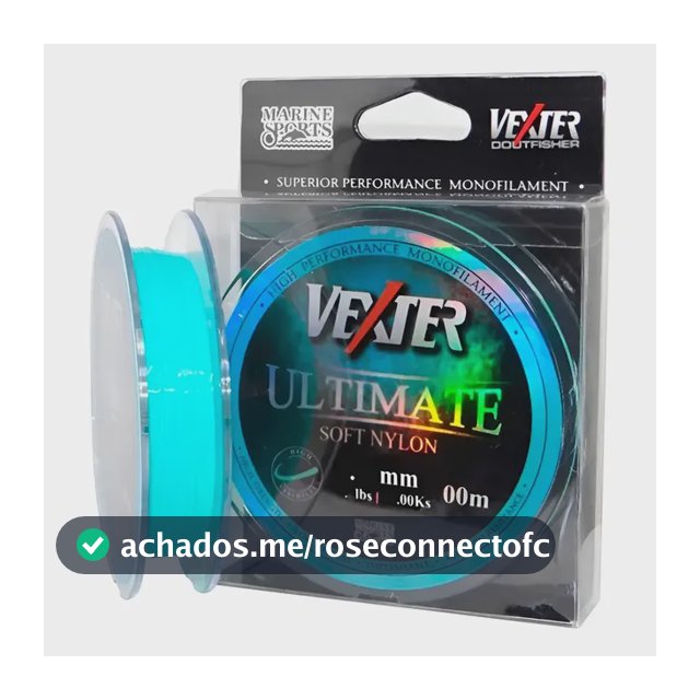 Linha Pesca Monofilamento Marine Vexter Nylon 0.40 300m Azul-celeste