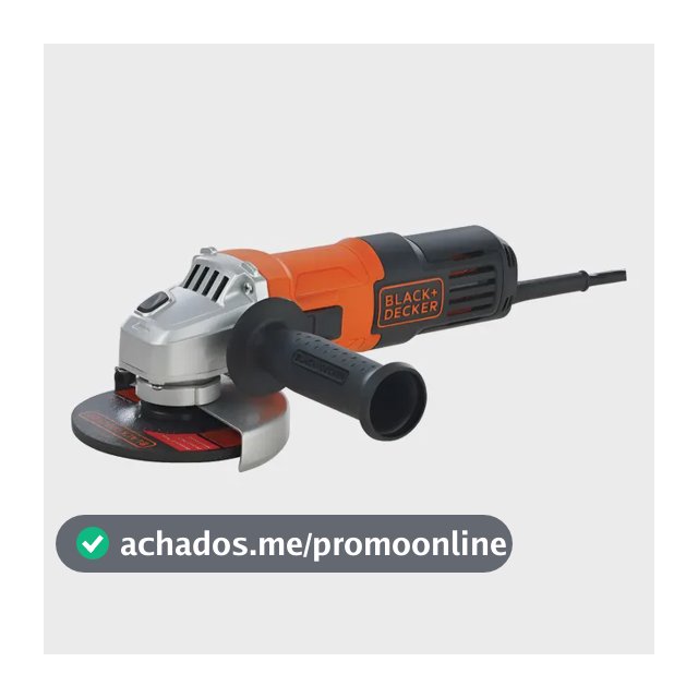 Esmerilhadeira Angular 115mm Black+decker Modelo G650 Potênc Laranja 127v 60 Hz