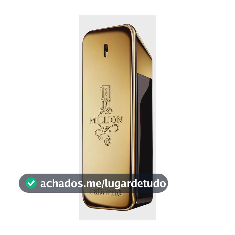Perfume Masculino Rabanne 1 Million 100ml Eau de Toilette EDT – Fragrância Amadeirada Picante com Couro e Âmbar