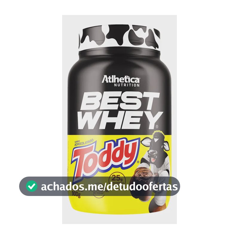 Best Whey Toddy Isolado Hidro Concentrado 900g - Atlhetica Toddy