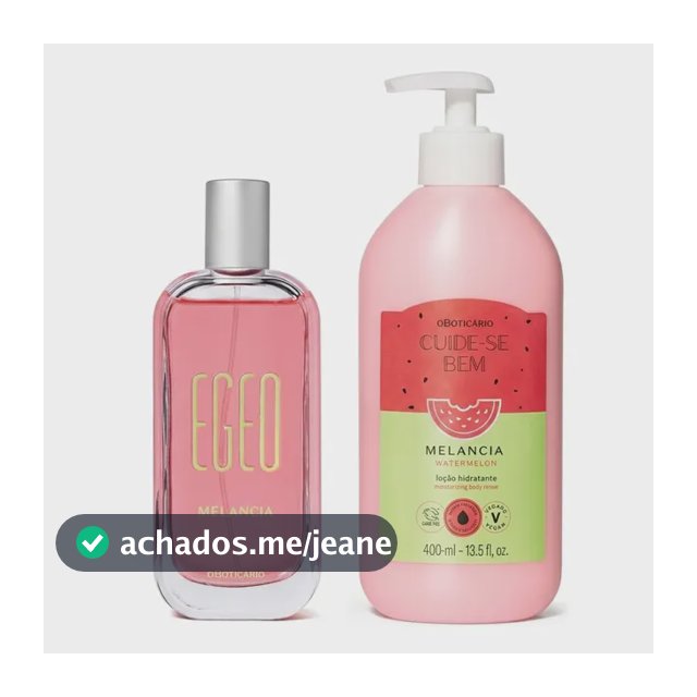Combo Egeo Melancia: Colônia 90ml + Loção 400ml