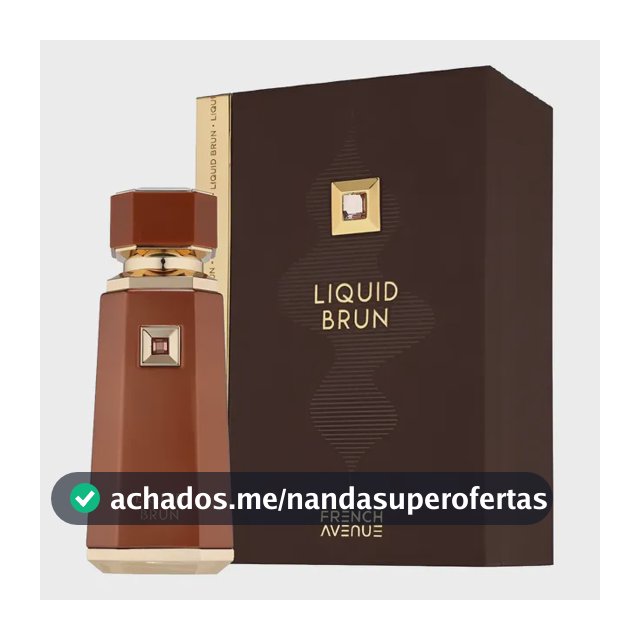 Perfume líquido Brun French Avenue 100ml Edp Arabe