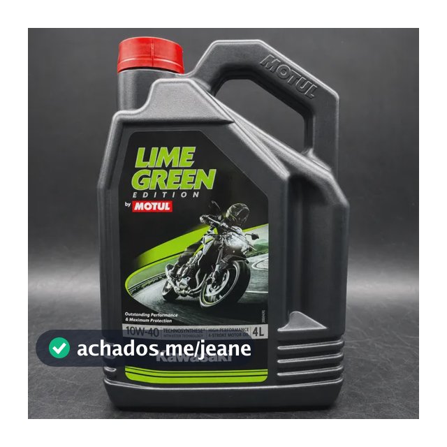 Óleo Motor Motul 10w40 Kawasaki Lime Green Galão 4 Litros