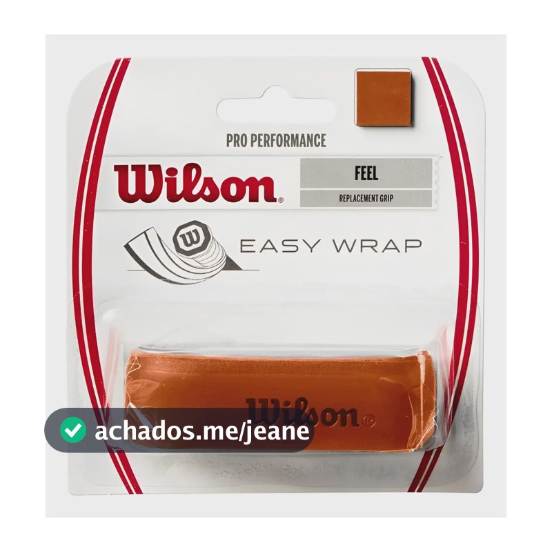 Cushion Grip Wilson Pro Performance Feel Easy Wrap - Unidade Marrom