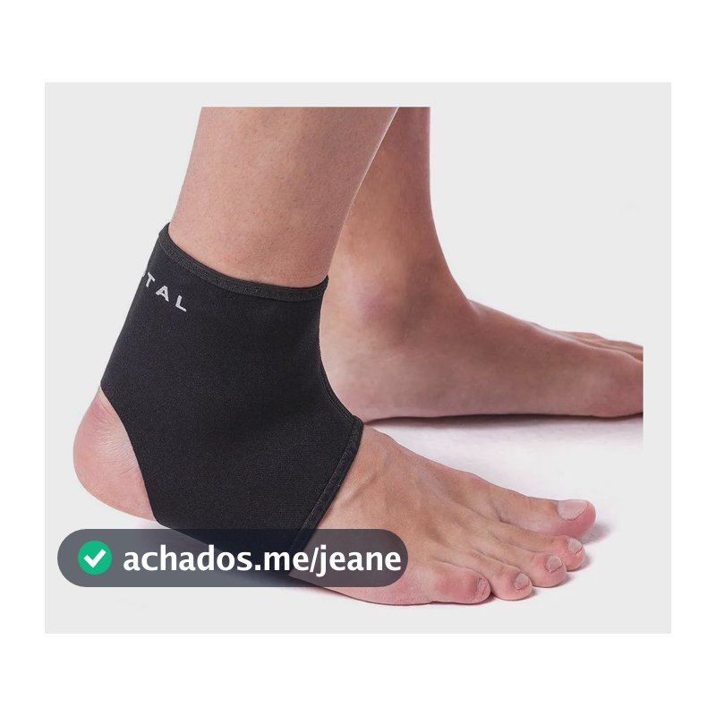 Tornozeleira Kestal Curta Preta Preto Gg