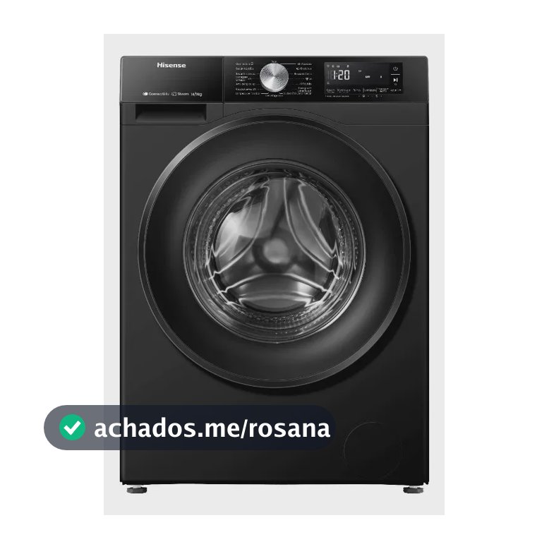 Lava/seca Hisense 3s14 Inverter 14/9kg Wi-fi Noir