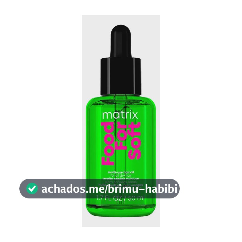 Óleo Hidratante Cabelo Seco Food For Soft 50 ml Matrix
