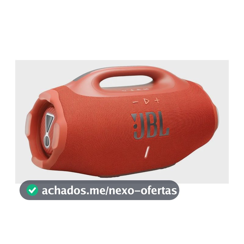 Caixa De Som Bluetooth Jbl Boombox 4 210w Laranja Laranja
