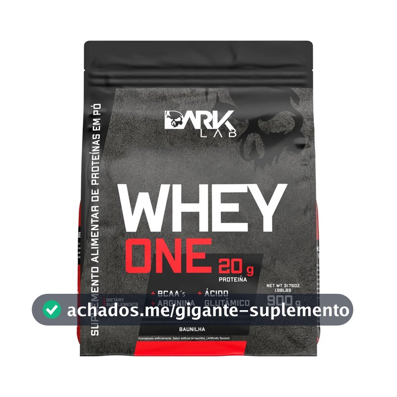 Proteína Dark Lab Premium One Whey Protein em pó sabor Baunilha x 900g