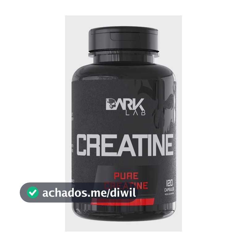Creatina Dark Lab Premium em cápsula Sem sabor de 120 un
