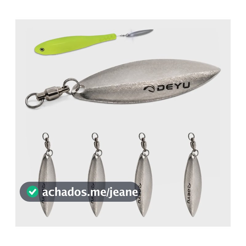 Spin Blade Colher Pesca Isca Artificial Tucunaré Traíra Spin Blade Flash 4.7cm
