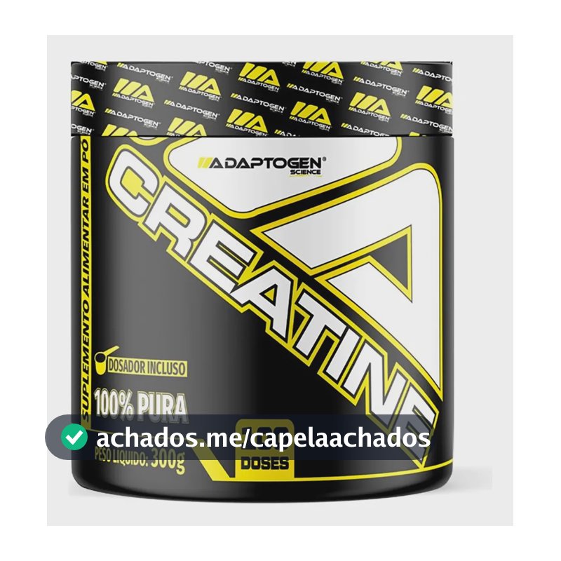 Creatina Adaptogen Science Platinum em pó Sem sabor x 300g