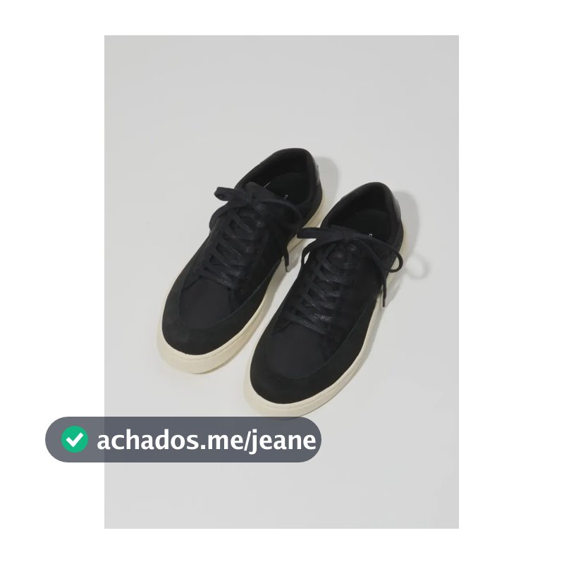 Tênis Masculino Superlight Laces Osklen Preto Liso 40 Br