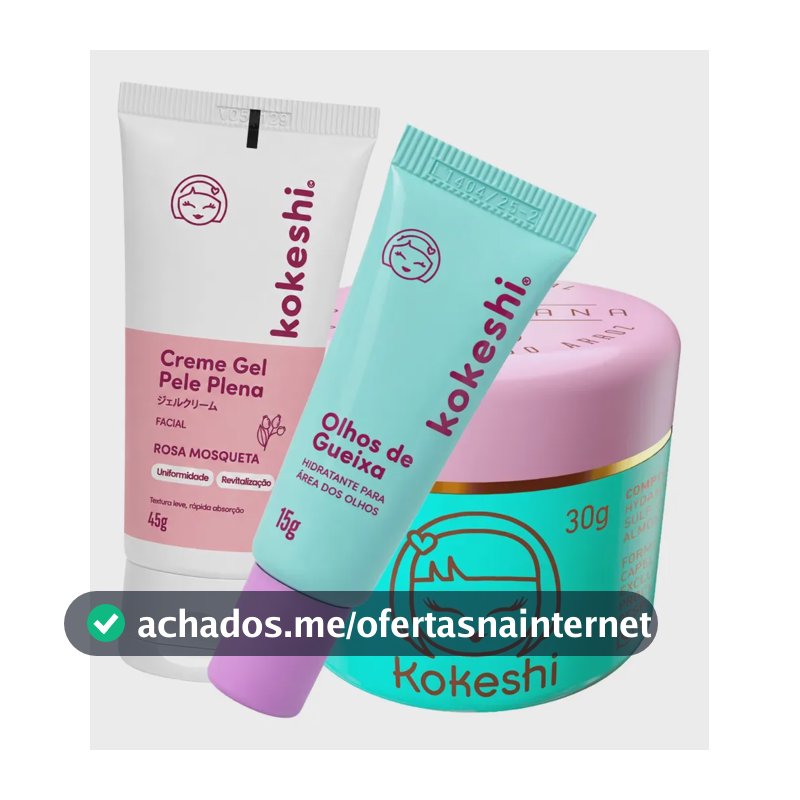 Kit Kokeshi Pele De Porcelana + Olhos De Gueixa + Pele Plena