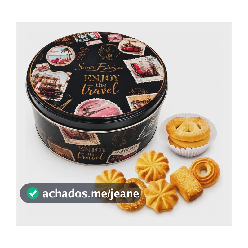 Biscoito Amanteigado Butter Cookies Lata Santa Edwiges 150g
