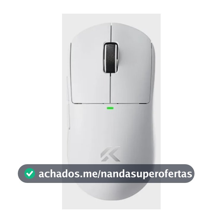 Mouse Gamer Mchose A5 V3 Ultra Sem Fio Paw3395 26k Dpi Branco