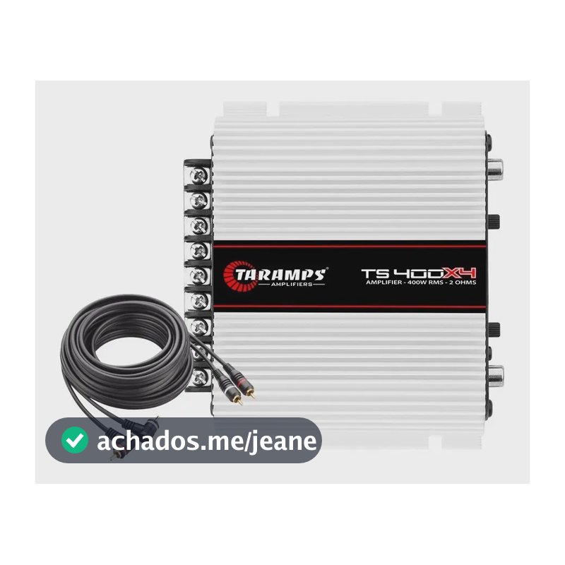Taramps Ts 400x4 Amplificador Digital 400w Rms+frete Grátis