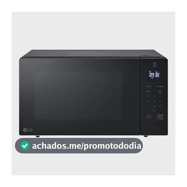 Micro-ondas NeoChef LG 30L Preto Limpa Fácil - 127V