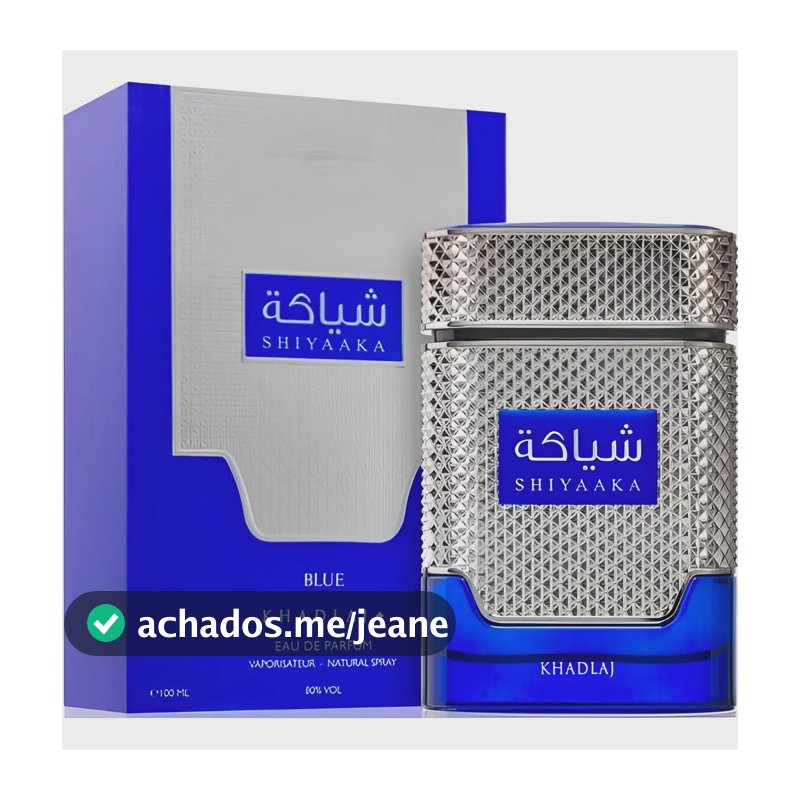 Khadlaj Shiyaaka Blue Perfumes Masculino Eau de Parfum 100ml