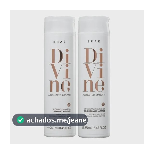 Braé Kit Divine Shampoo 250ml + Cond 250ml