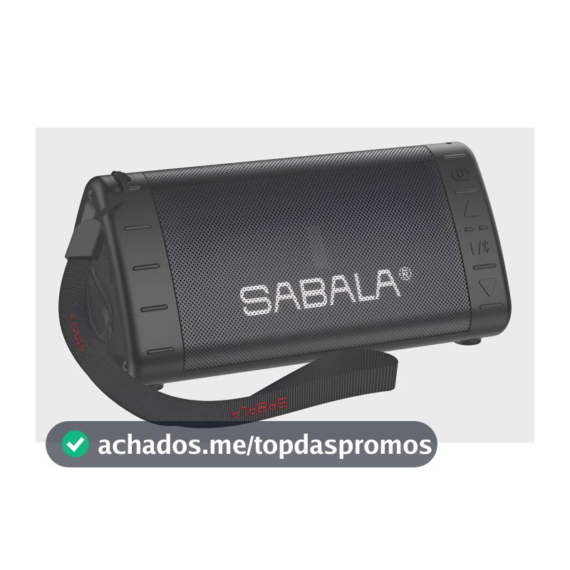 Caixa De Som Portátil Bluetooth Sabala Dr-901 Cor Preto