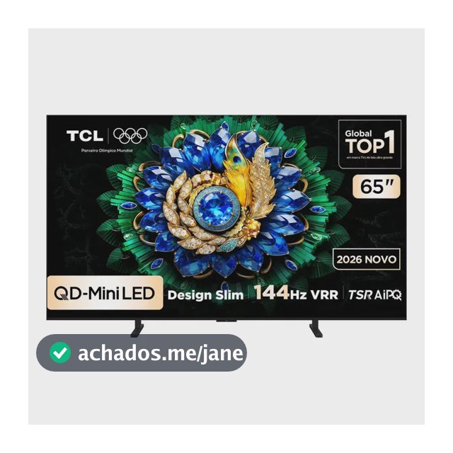 Smart Tv Tcl 65 Polegadas Qd-Mini Led 4k A400m Wifi Bluetooth Google Tv Hdr10+ 144 Hz Vrr 65a400m