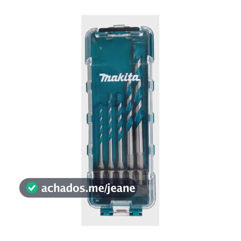 Jogo De Brocas Multiuso 1/4'' 4 A 10mm Com 5 Peças Makita