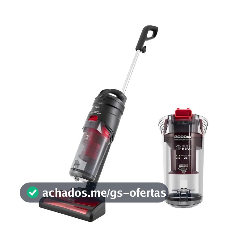 Philco PAS4000V aspirador de pó cor preto 127 V