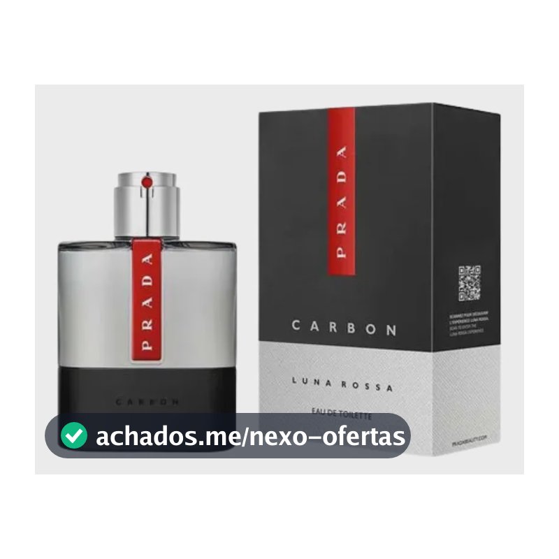 Prada Luna Rossa Carbon Masculino Eau De Toilette 100ml
