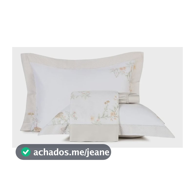 Jogo De Cama Queen 4 Peças Altenburg Cetim Sublime 300 Fios Floraline