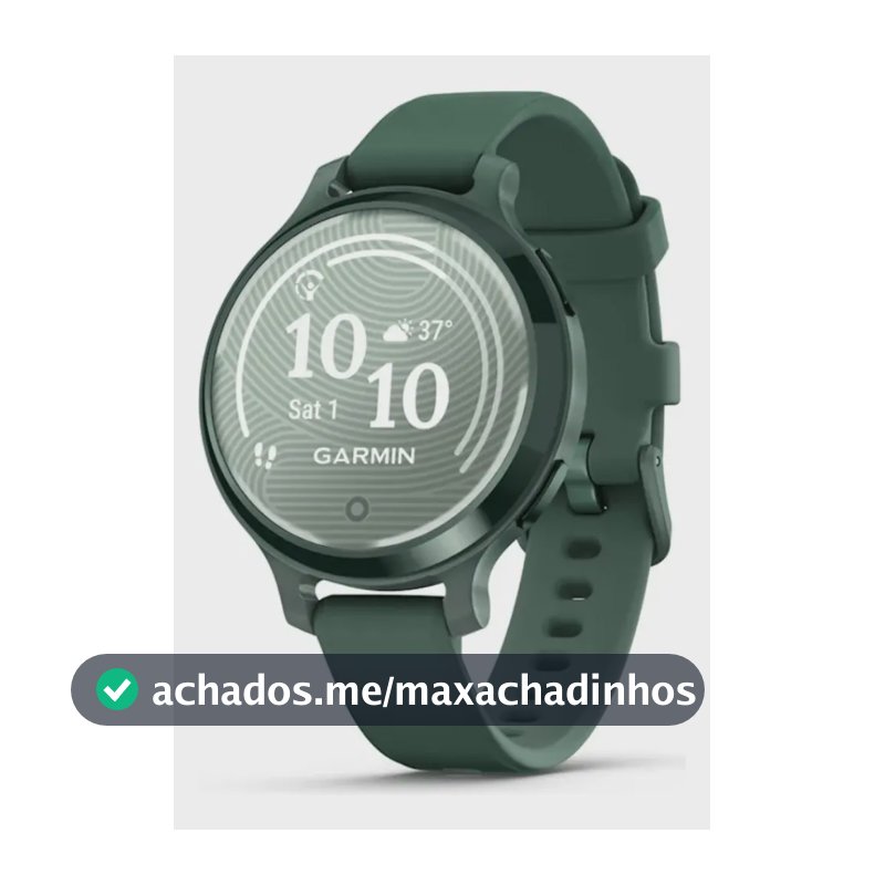 Relógio Garmin Com Monitor Cardíaco E Gps Lily 2 Active 38mm Verde Jasper 38 Mm