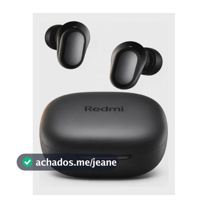 Fone De Ouvido Bluetooth Redmi Buds 6 Play Xiaomi Original Preto